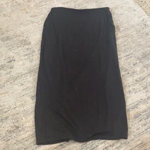 Black pencil Old Navy body con skirt